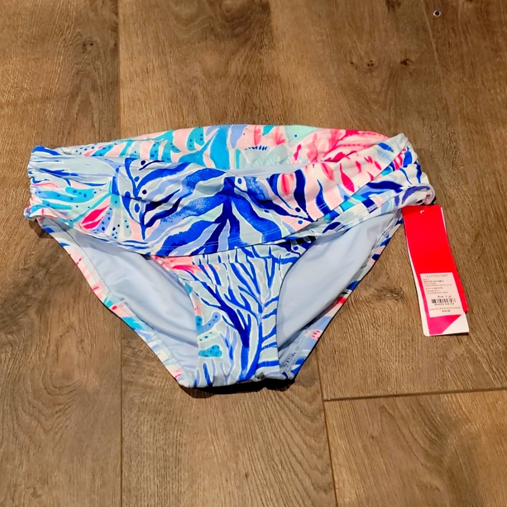 Lilly Pulitzer lagoon sarong hipster bottom